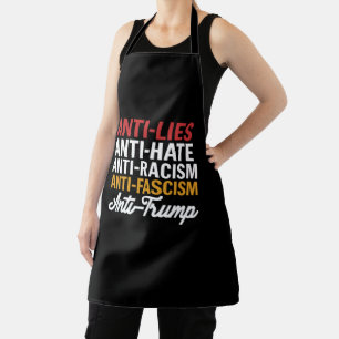 Anti Trump Haat Leugens en Fascisme Weersta Anti T Schort