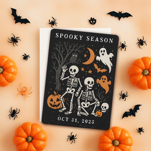 Anti Trump Halloween Skelet FDT Trump Halloween Kaart