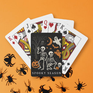 Anti Trump Halloween Skelet FDT Trump Halloween Pokerkaarten