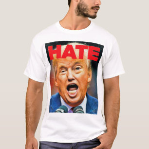 Anti-Trump HATE-ontwerp T-shirt