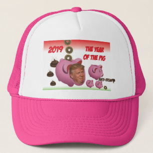 Anti-trump, - Het jaar van het varken - 2019, Truc Trucker Pet