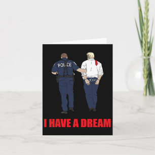 Anti Trump Ik heb een droom Politie arrestatie Tru Kaart