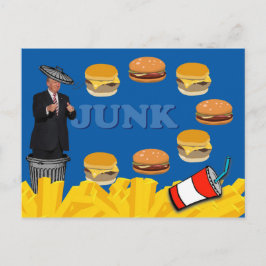Anti Trump / Junk Briefkaart