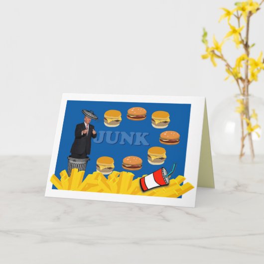 Anti Trump / Junk Kaart (Gele Bloem)
