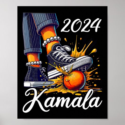 Anti-Trump Kamala Harris 2024 Poster (Voorkant)