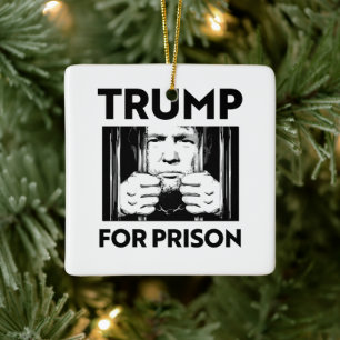 Anti-Trump Keramisch Ornament