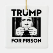 Anti-Trump Keramisch Ornament (Achterkant)