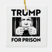 Anti-Trump Keramisch Ornament (Voorkant)