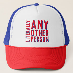 Anti-trump letterlijk elke andere persoon Funny Vo Trucker Pet