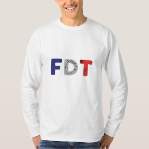 Anti Trump Maga FDT verzet zich tegen democratie r T-shirt