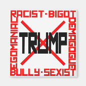 Anti-Trump Magneet (Voorkant)
