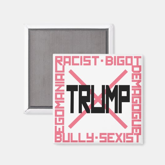 Anti-Trump Magnet (Voorkant / Achterkant)