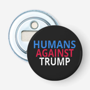Anti-Trump - Mensen tegen Trump Button Flesopener