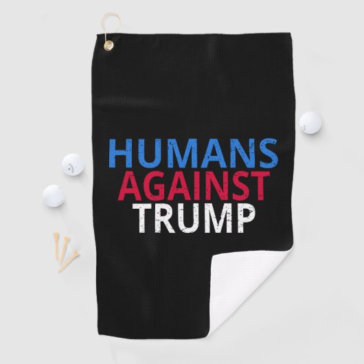 Anti-Trump - Mensen tegen Trump Golfhanddoek (Insitu)
