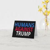 Anti-Trump - Mensen tegen Trump Kaart (Gele Bloem)