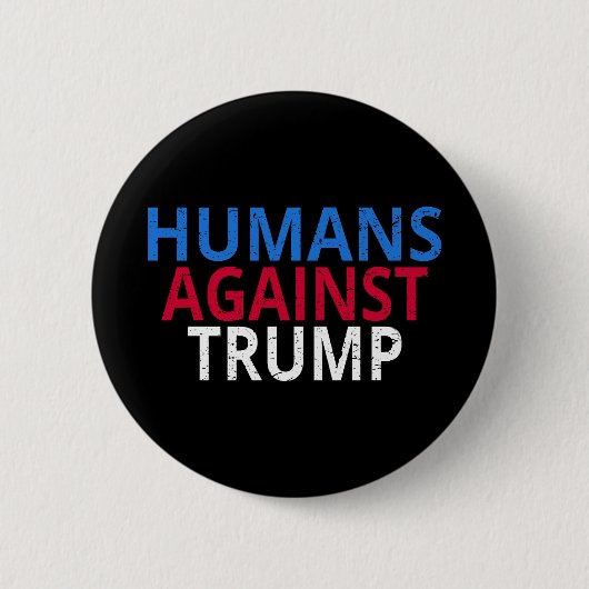 Anti-Trump - Mensen tegen Trump Ronde Button 5,7 Cm (Voorkant)