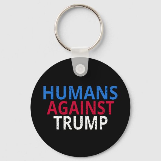 Anti-Trump - Mensen tegen Trump Sleutelhanger (Voorkant)