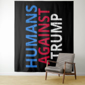 Anti-Trump - Mensen tegen Trump Wandkleed (In situ)