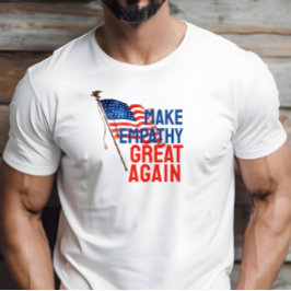 Anti-Trump merch protest vlag blauw rood T-shirt