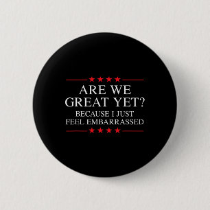 Anti Trump merchandise voor progressief en liberaa Ronde Button 5,7 Cm