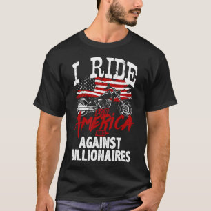 Anti-Trump-motorrijder Pro-democratie Verzet tegen T-shirt