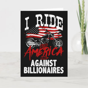 Anti-Trump-motorrijder Pro-democratie Weerstand te Kaart