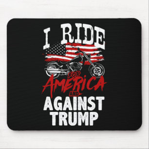 Anti Trump-motorrijder Pro Democratie Weerstand Te Muismat