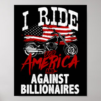 Anti-Trump-motorrijder Pro-democratie Weerstand Te Poster