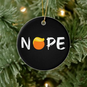 Anti-Trump - Nee Editie II Keramisch Ornament