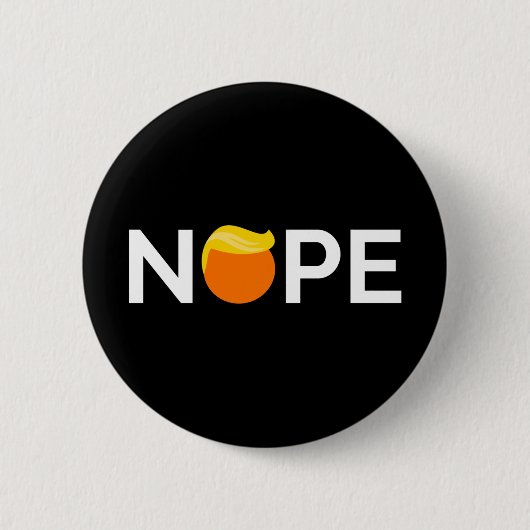 Anti-Trump - Nee Editie Ronde Button 5,7 Cm (Voorkant)