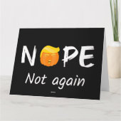 Anti-Trump - Nee, niet weer Halloween Editie II Kaart (Achterkant)