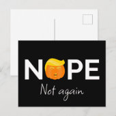 Anti-Trump - Nee, niet weer Halloween Edition I Briefkaart (Voorkant / Achterkant)