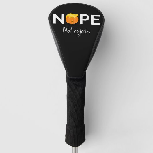 Anti-Trump - Nee, niet weer Halloween Edition I Golfheadcover (Voorkant)