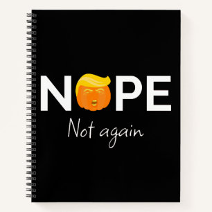 Anti-Trump - Nee, niet weer Halloween Edition I Notitieboek