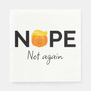 Anti-Trump - Nee, niet weer Halloween Edition I Servet