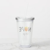 Anti-Trump - Nee, niet weer I Acryl Drinkbeker (Achterkant)