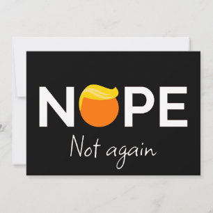 Anti-Trump - Nee, niet weer I Kaart