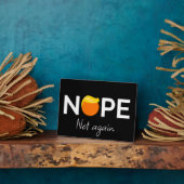 Anti-Trump - Nee, niet weer ik Fotoplaat (Zijkant)