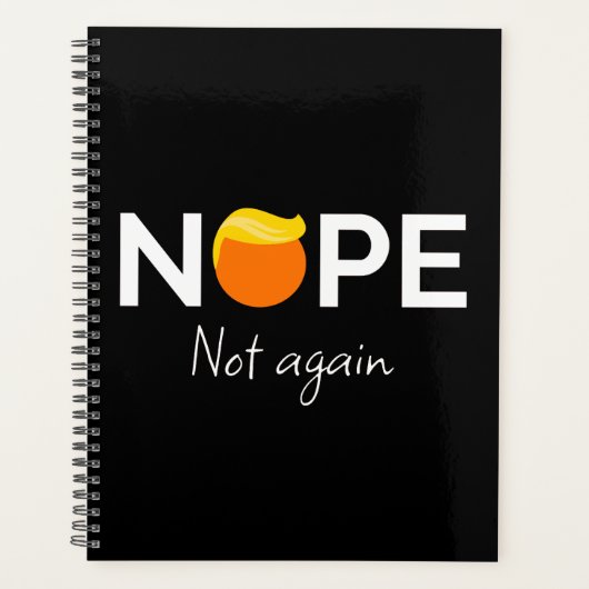 Anti-Trump - Nee, niet weer ik Planner (Voorkant)