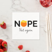 Anti-Trump - Nee, niet weer ik Servet (Insitu)