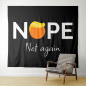 Anti-Trump - Nee, niet weer ik Wandkleed (In Situ (horizontaal))