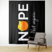 Anti-Trump - Nee, niet weer ik Wandkleed (In situ)