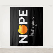 Anti-Trump - Nee, niet weer ik Wandkleed (Voorkant)