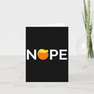 Anti-Trump - Nope, cadeau voor mensen tegen Trump Kaart