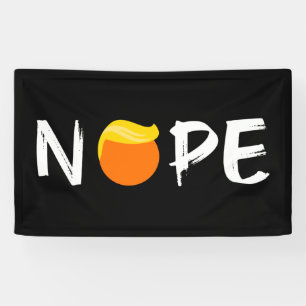 Anti-Trump - Nope Editie II Spandoek