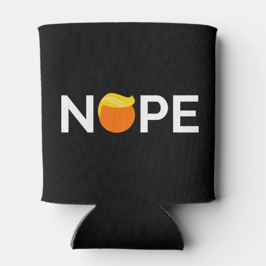 Anti-Trump - Nope Edition Blikjeskoeler (Achterkant)