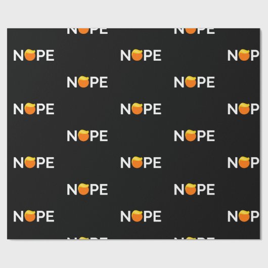 Anti-Trump - Nope Edition Cadeaupapier (Vlak)