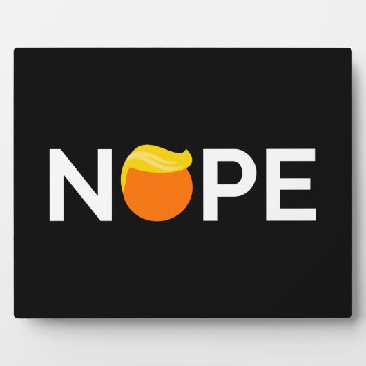 Anti-Trump - Nope Edition Fotoplaat (Voorkant)