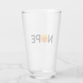 Anti-Trump - Nope Edition Glas (Achterkant)