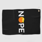 Anti-Trump - Nope Edition Golfhanddoek (Horizontaal)